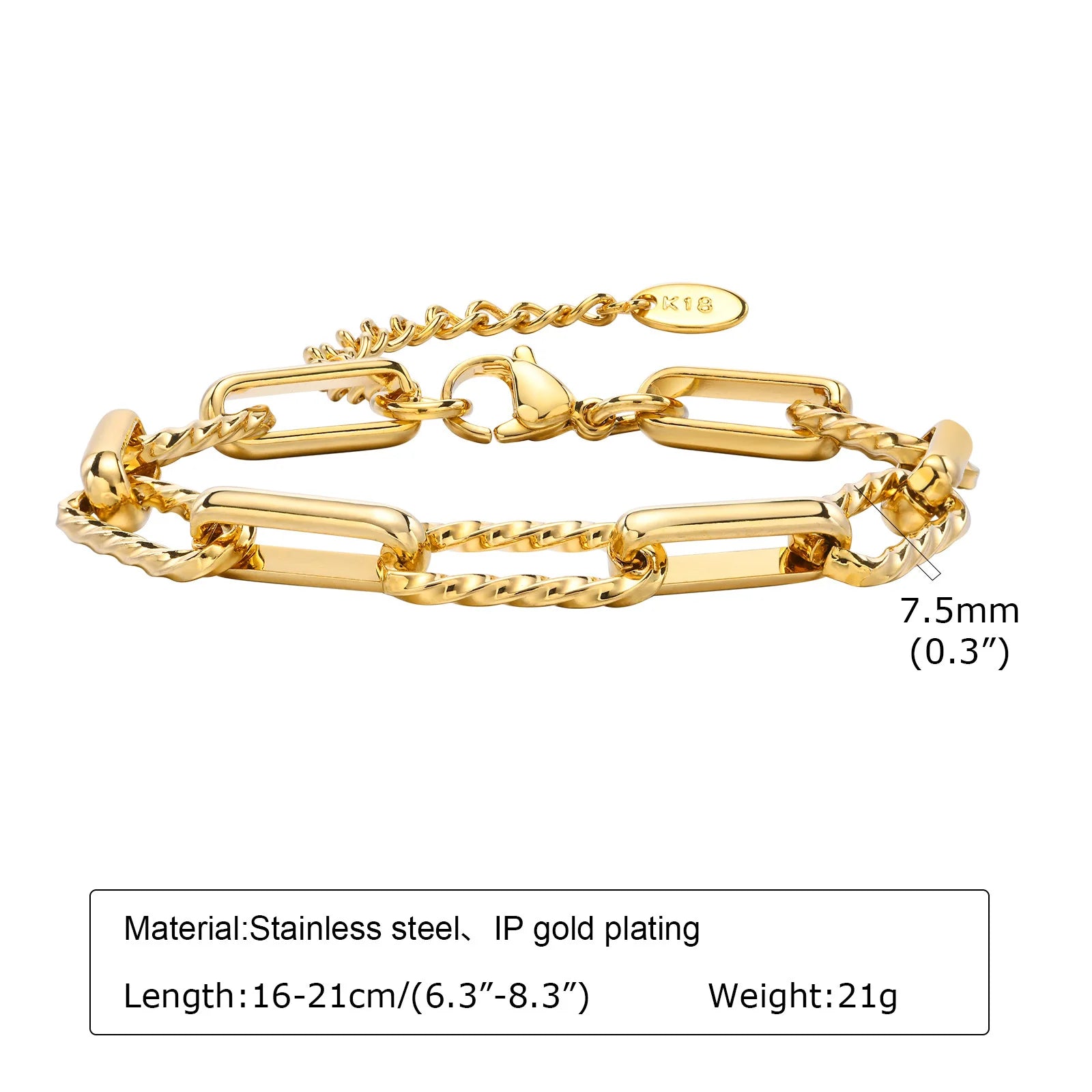 The Golden Gauge Bracelet