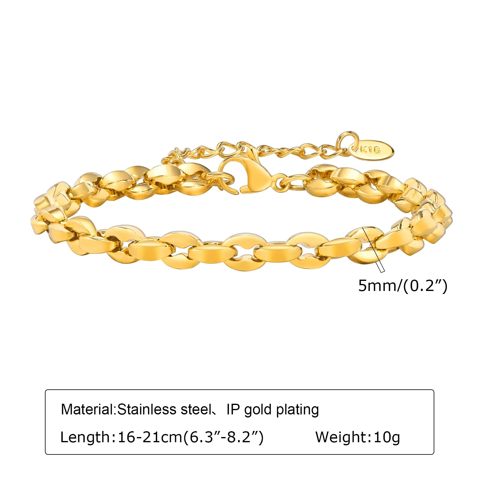 The Golden Gauge Bracelet