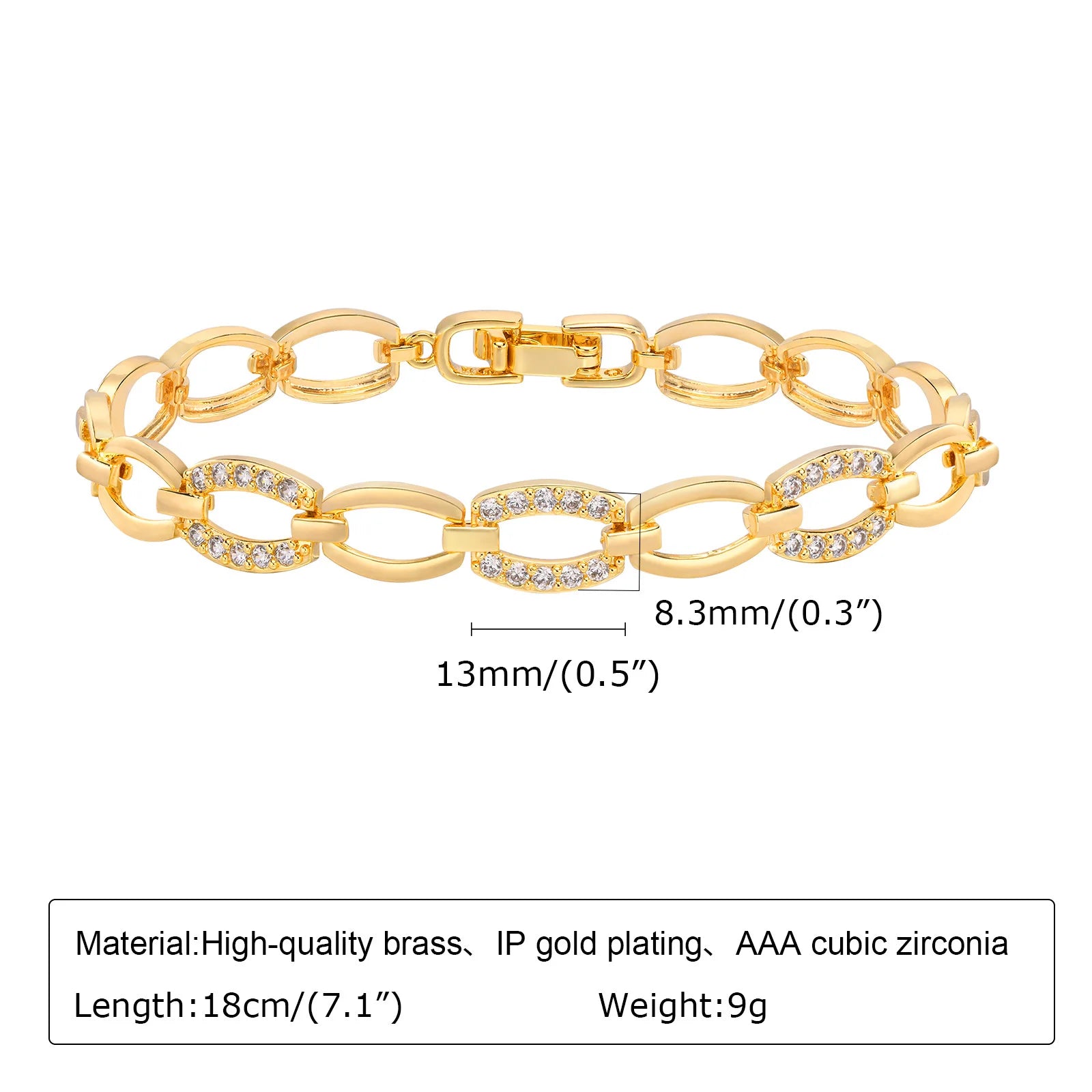 The Golden Gauge Bracelet