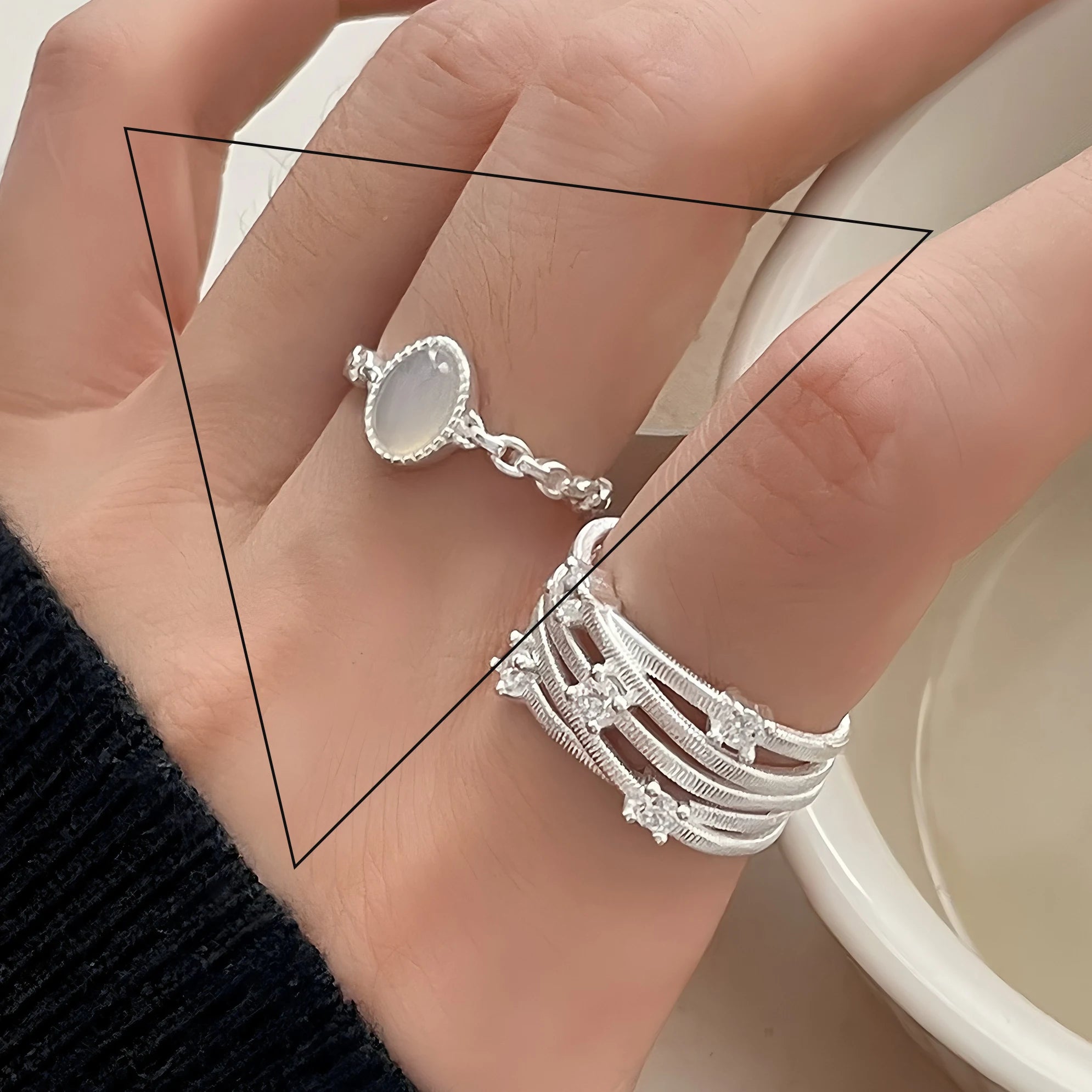 The Crystal Vine Ring