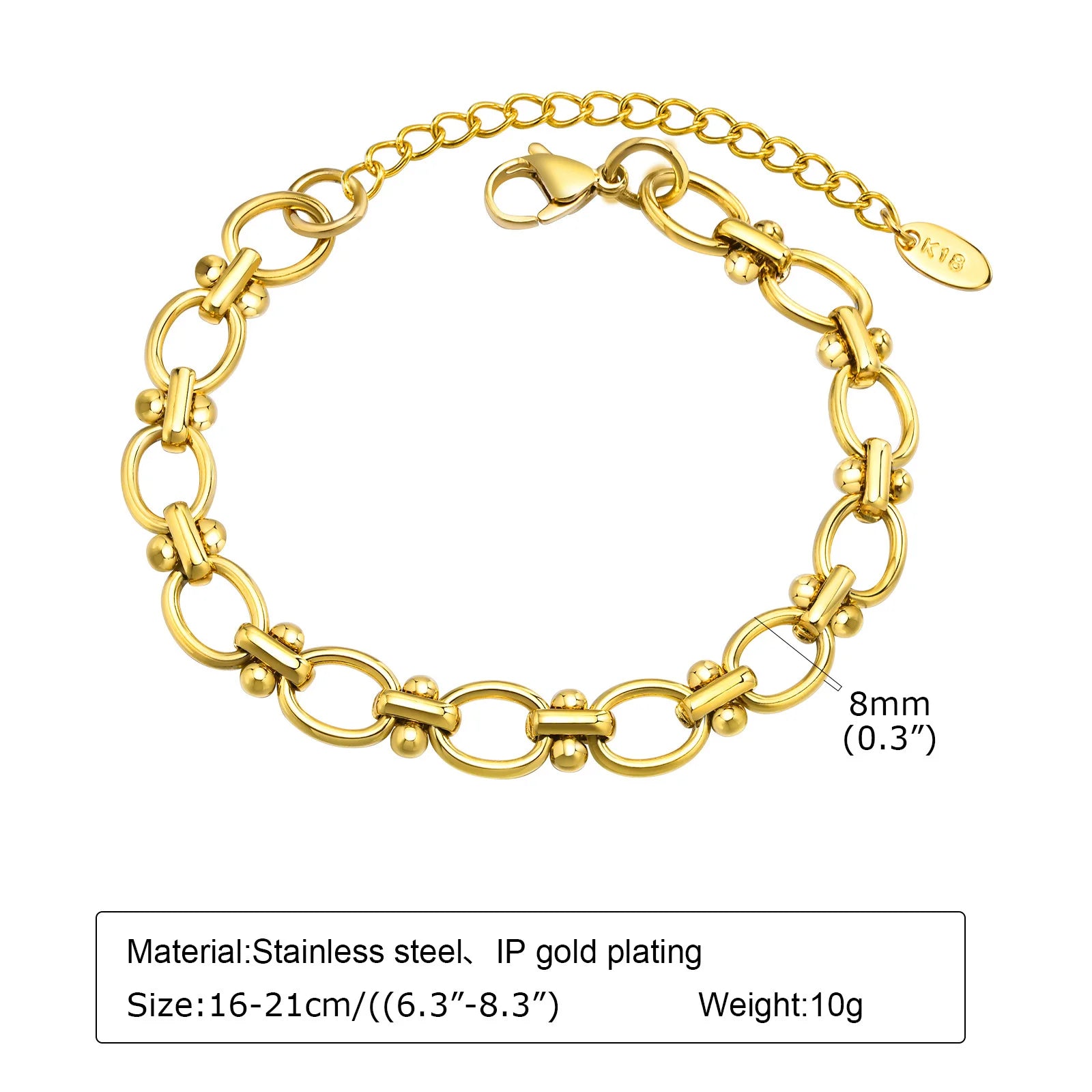 The Golden Gauge Bracelet