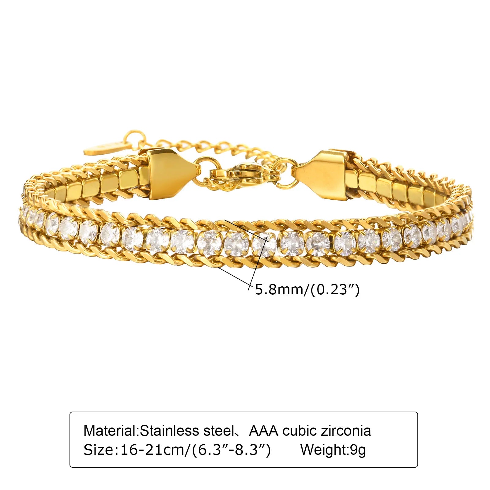 The Golden Gauge Bracelet